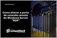 Alterando portas RDP no Windows Server 2016